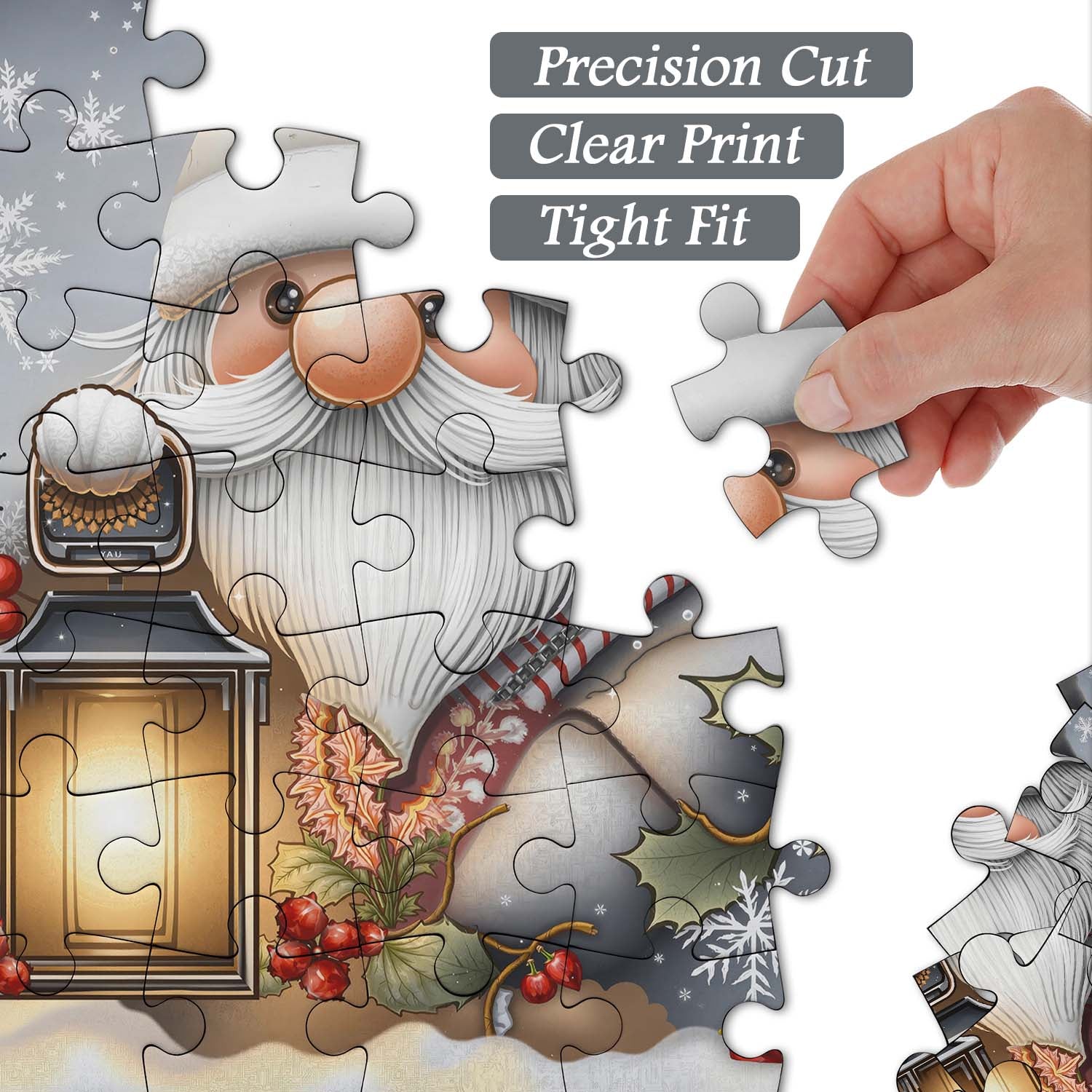 Winter Gnome Jigsaw Puzzle 1000 Pieces