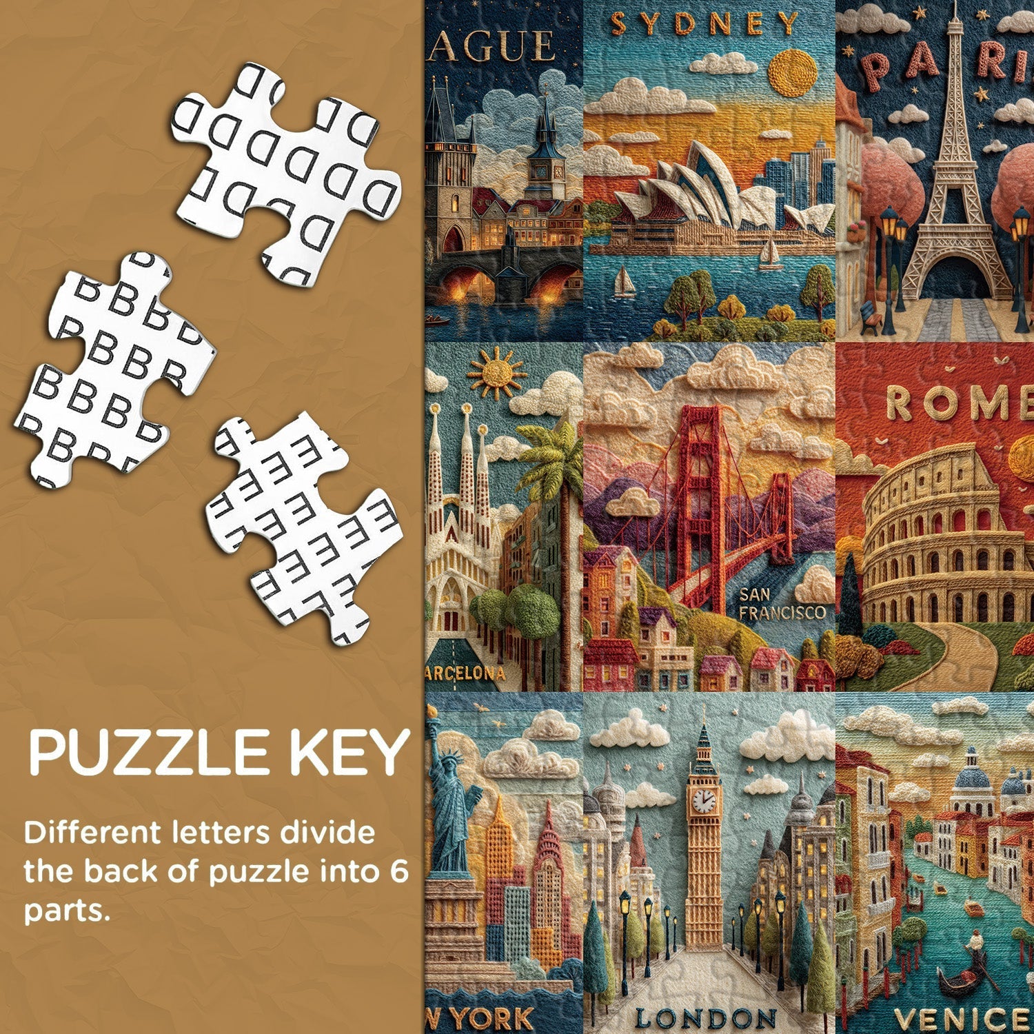 Art Travel Jigsaw Puzzle 1000 Pieces