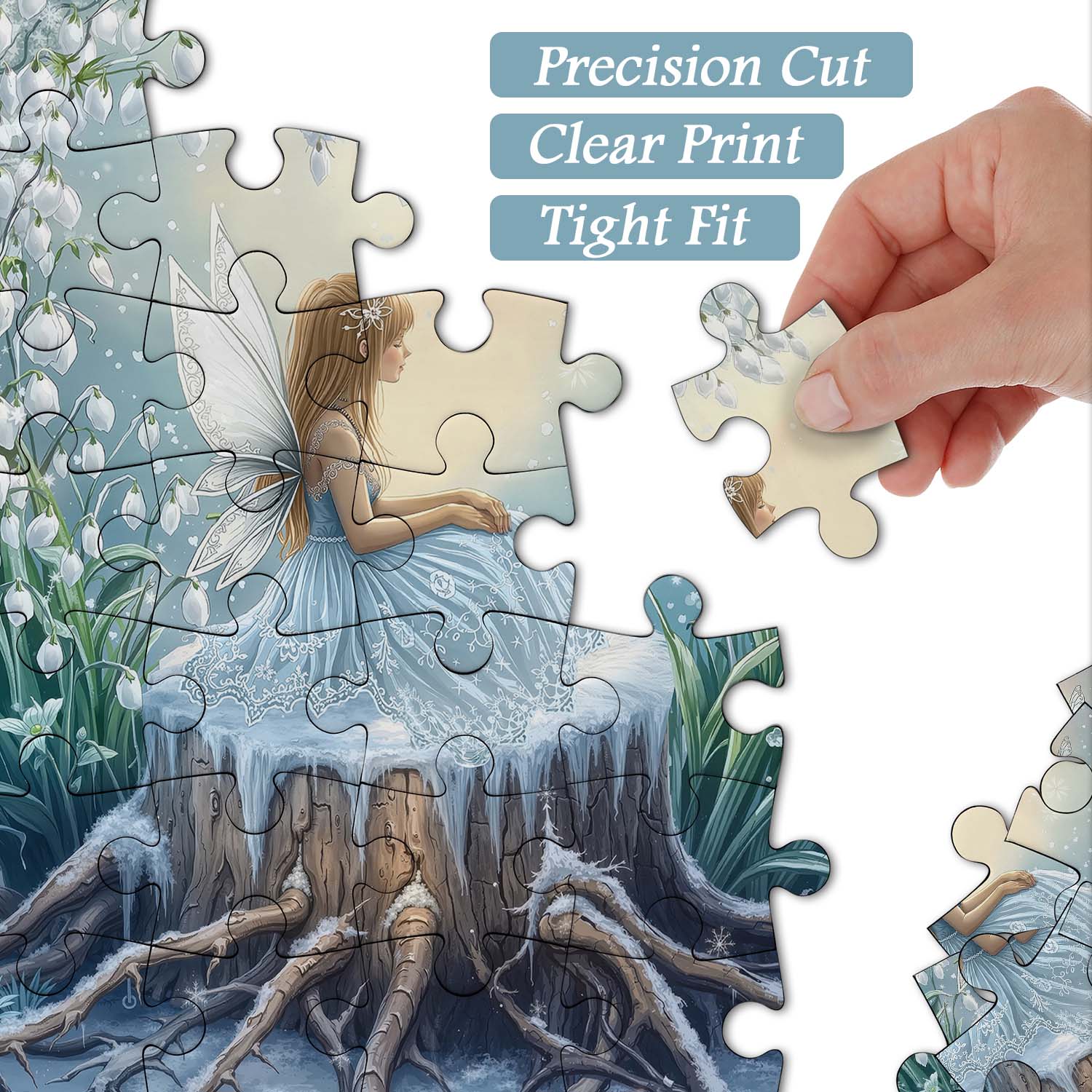 Snow Lotus Spirit Jigsaw Puzzle 1000 Pieces