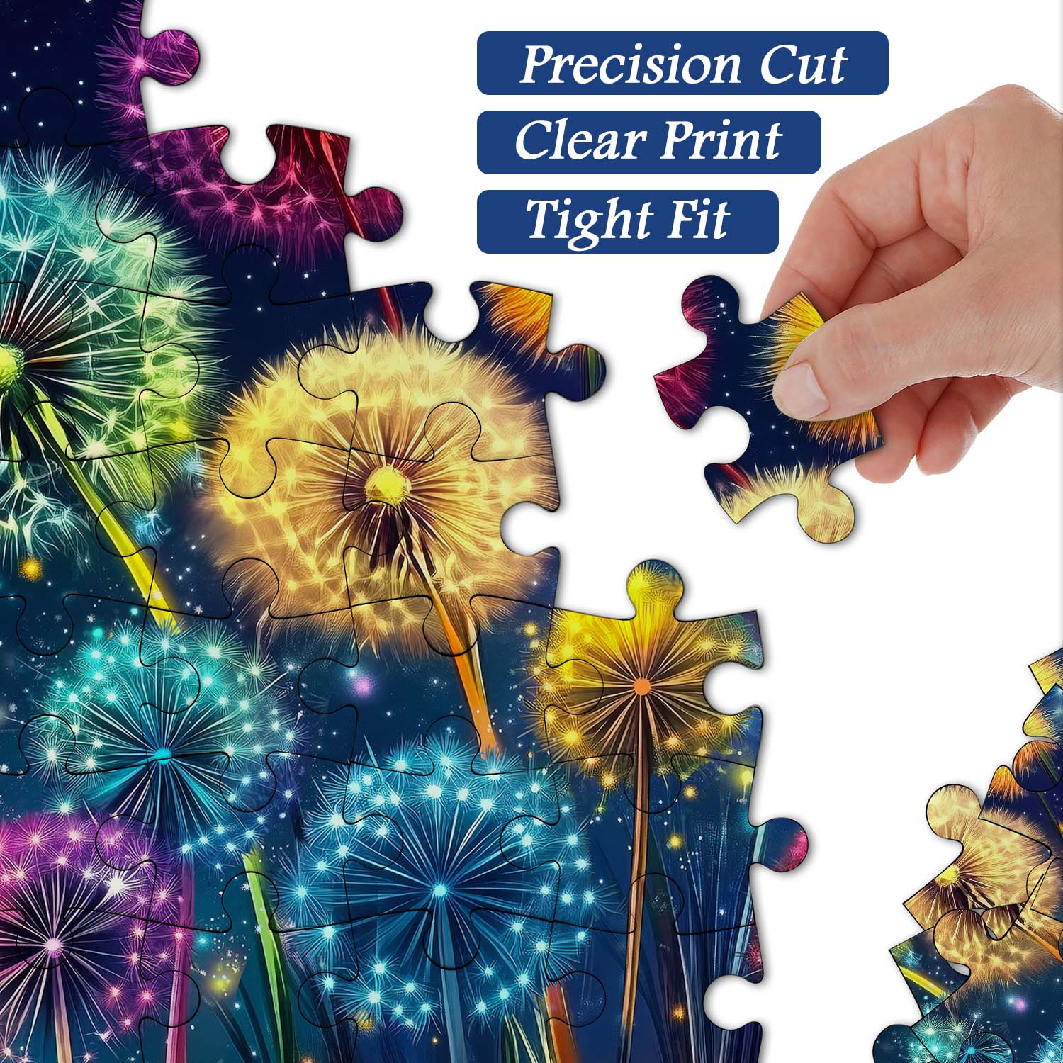 Glowing Dandelion Jigsaw Puzzle 1000 Pieces