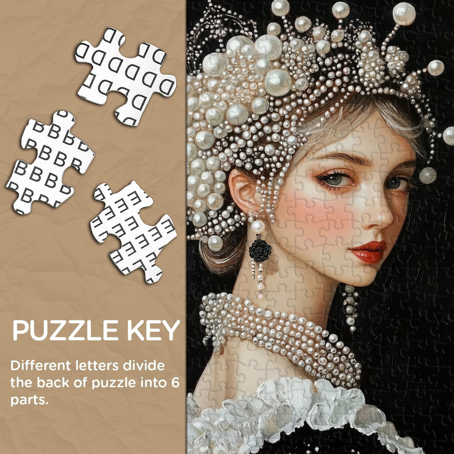 Pearl Beauty Jigsaw Puzzle 1000 Pieces