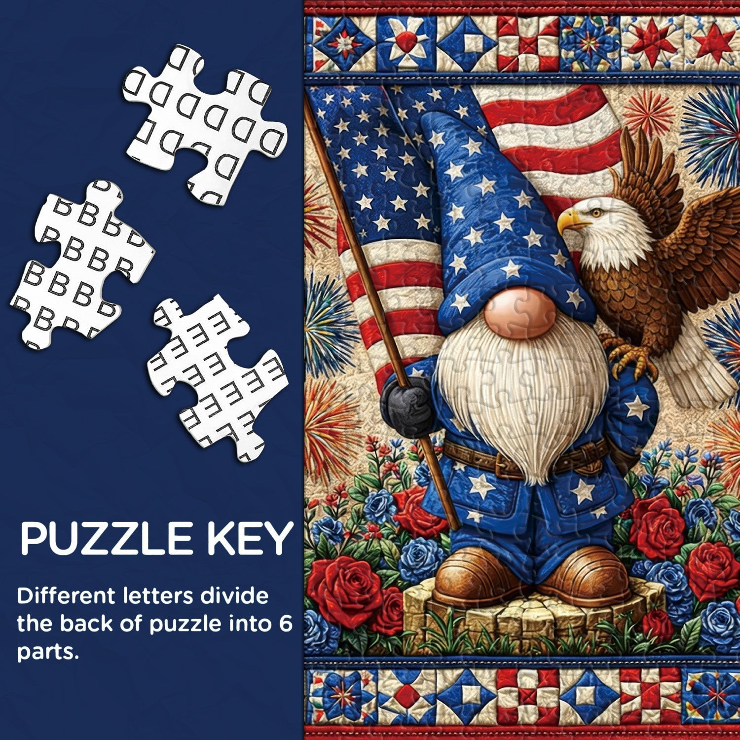 Star Spangled Jigsaw Puzzle 1000 Pieces