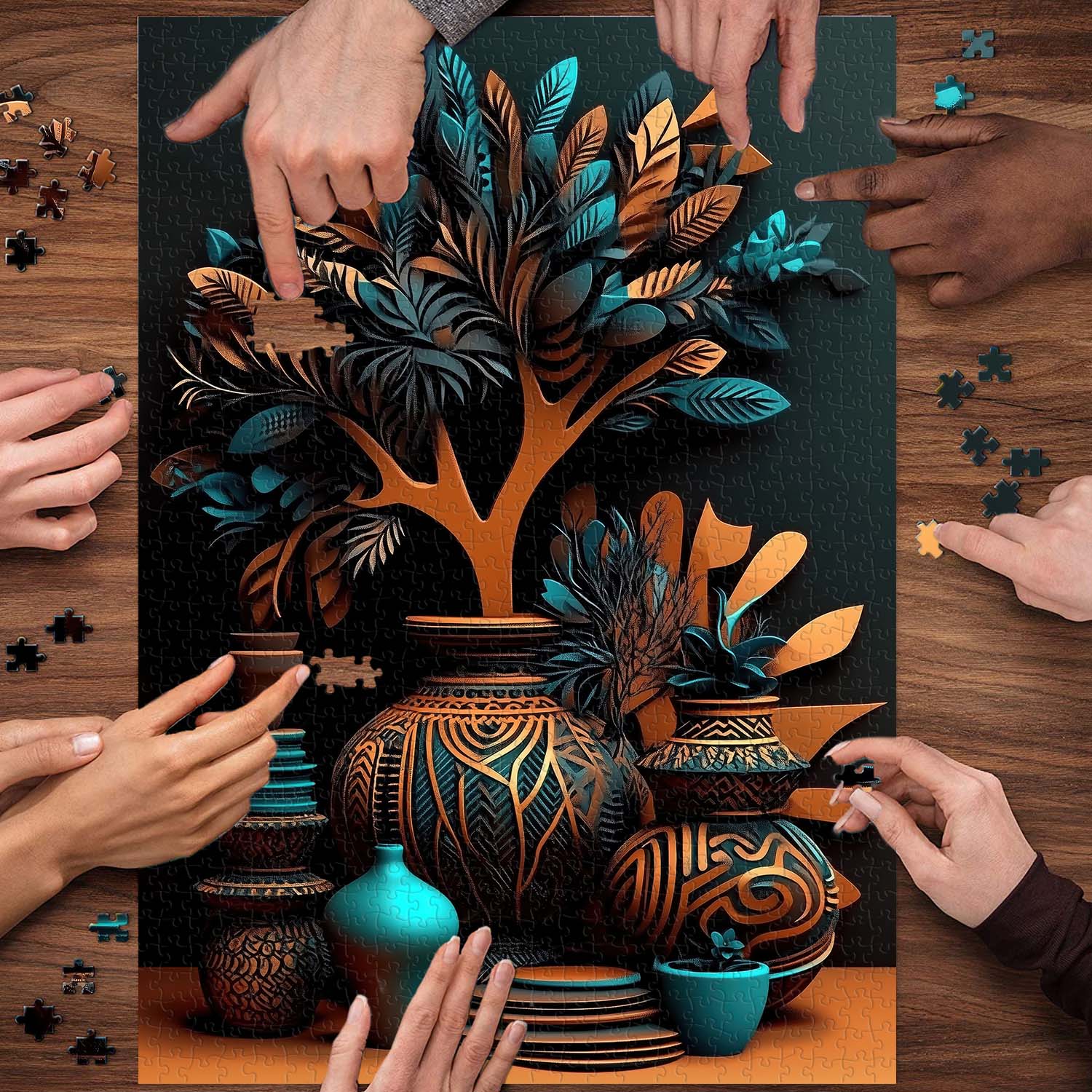 Bottle Art Jigsaw Puzzle 1000 Pieces