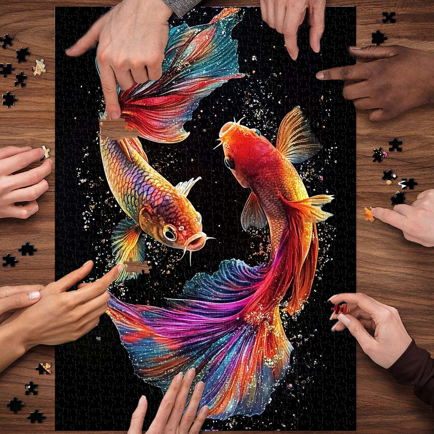 Colorful Fish Jigsaw Puzzle 1000 Pieces