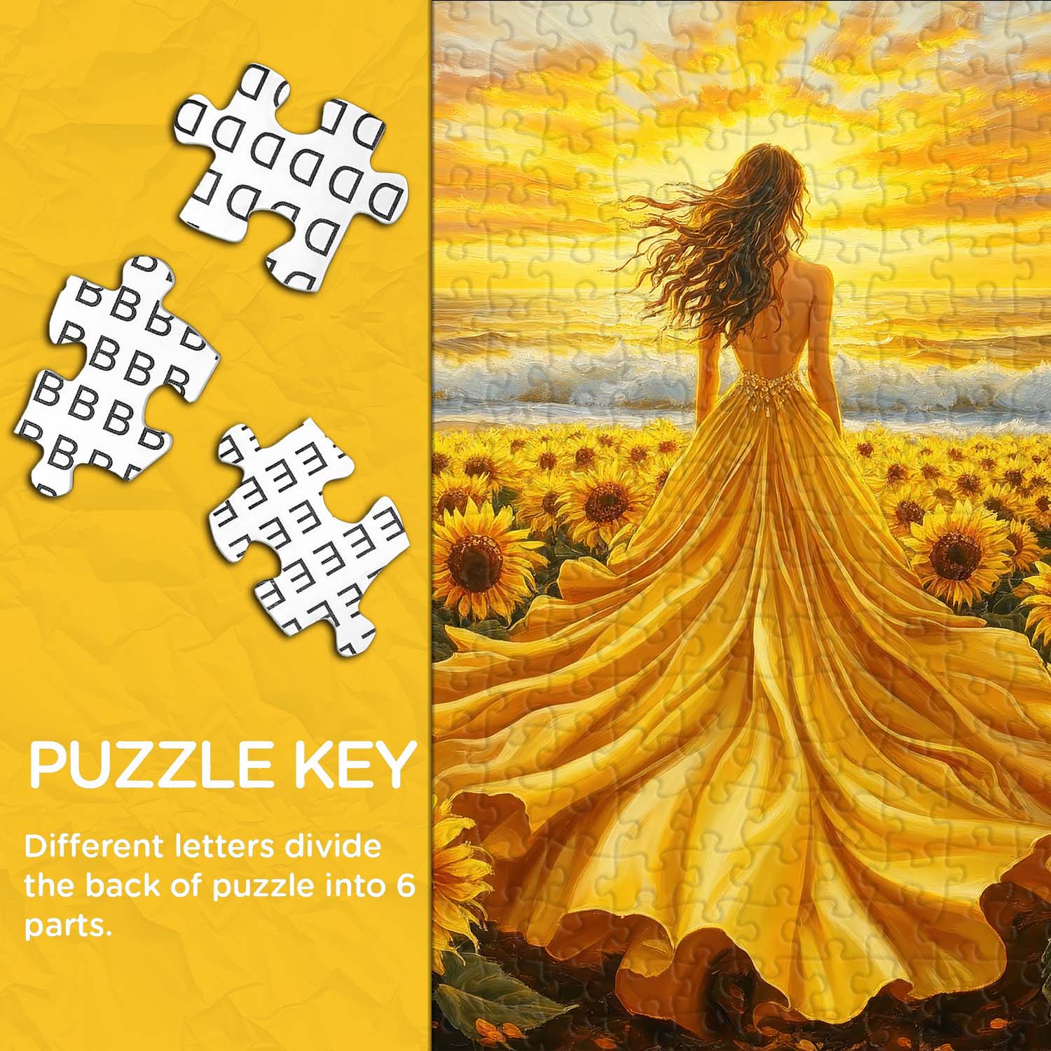 Sunflower Seascape Jigsaw Puzzle 1000 Pieces