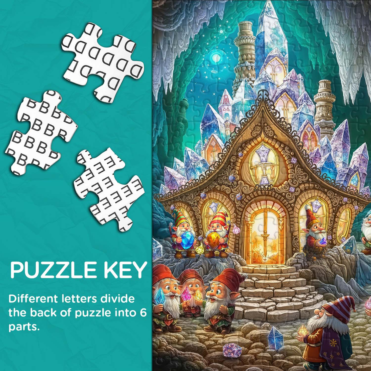 Crystal Cave Jigsaw Puzzle 1000 Pieces