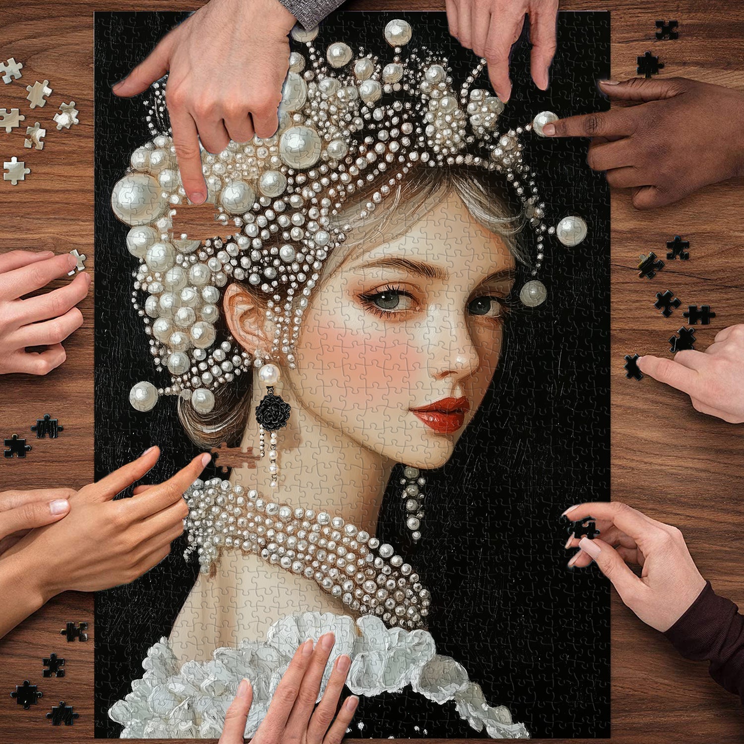 Pearl Beauty Jigsaw Puzzle 1000 Pieces