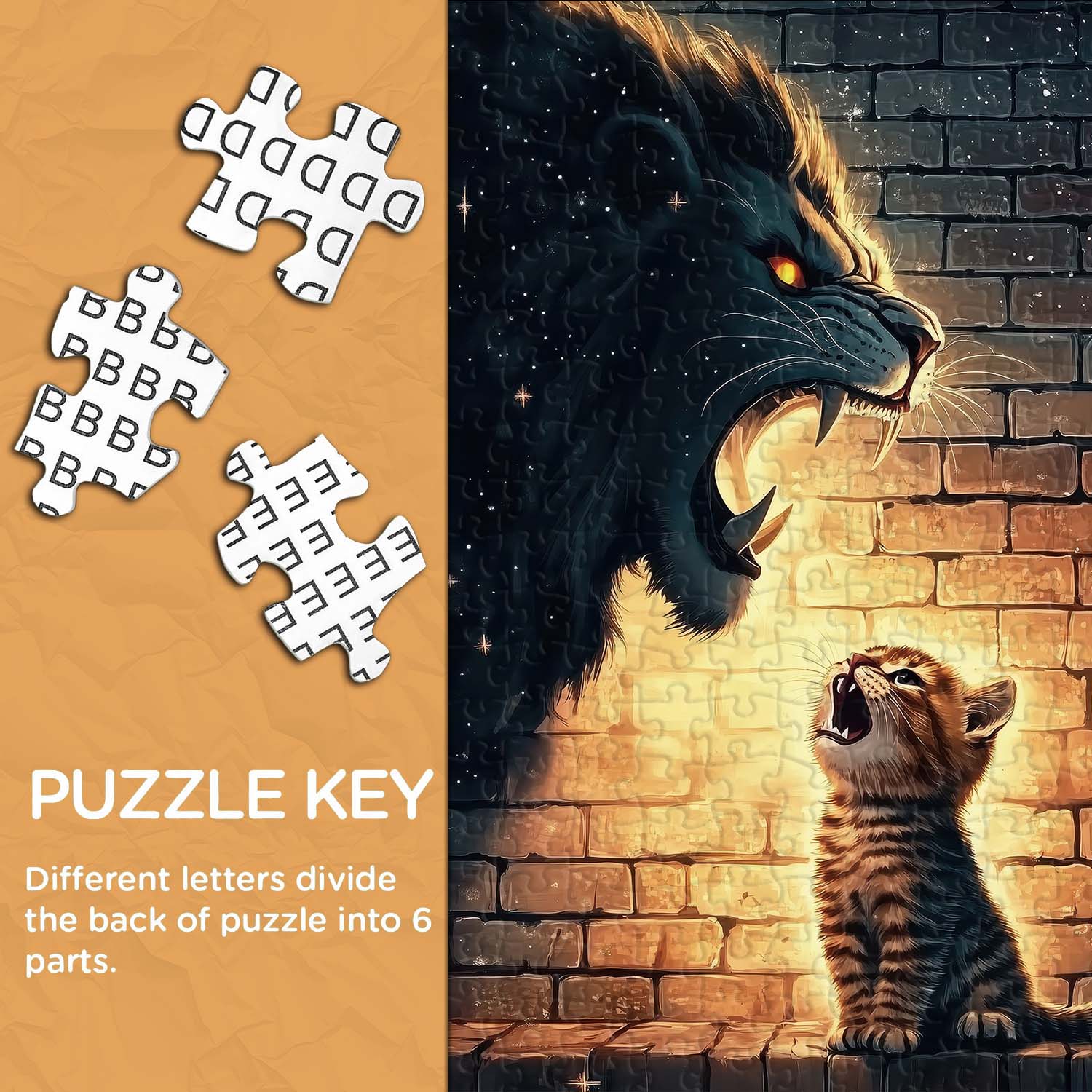 Kitten's Courage Jigsaw Puzzle 1000 Pieces