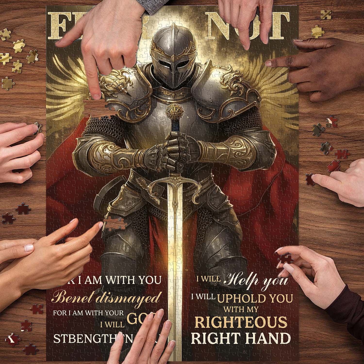 Golden Knight Jigsaw Puzzle 1000 Pieces