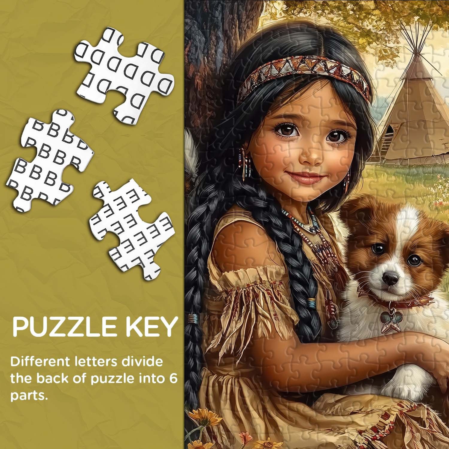 Blooming Meadow Friends Jigsaw Puzzle 1000 Pieces