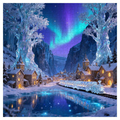 Aurora Crystal Train Jigsaw Puzzle 1000 Pieces