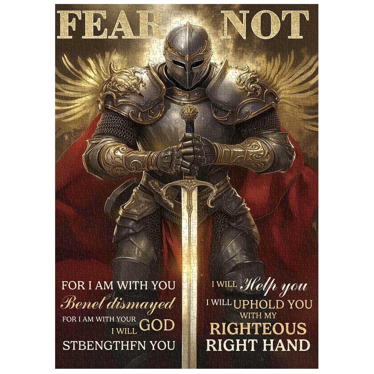 Golden Knight Jigsaw Puzzle 1000 Pieces