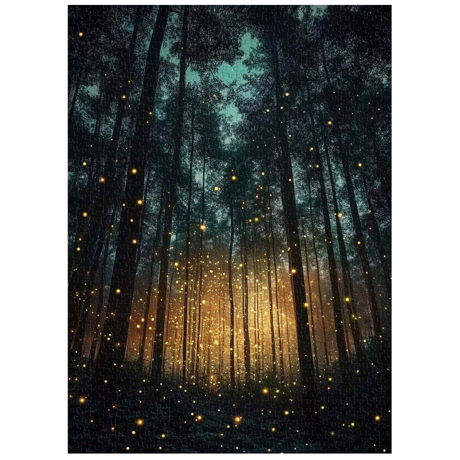 Firefly Forest Night Jigsaw Puzzle 1000 Pieces