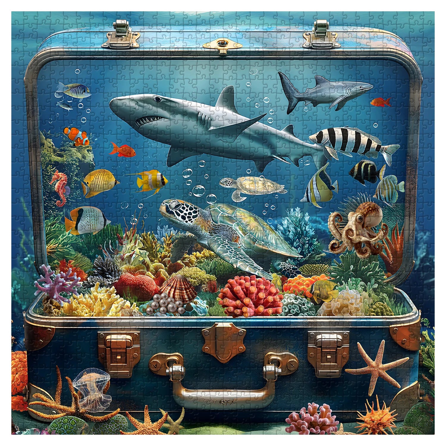 Sea in Box Jigsaw Puzzle 1000 Pieces