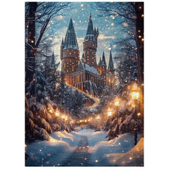 Hogwarts Castle in Winter Jigsaw Puzzle 1000 Pieces