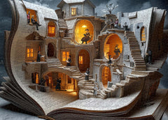 World of Books Jigsaw Puzzle 1000 Pieces