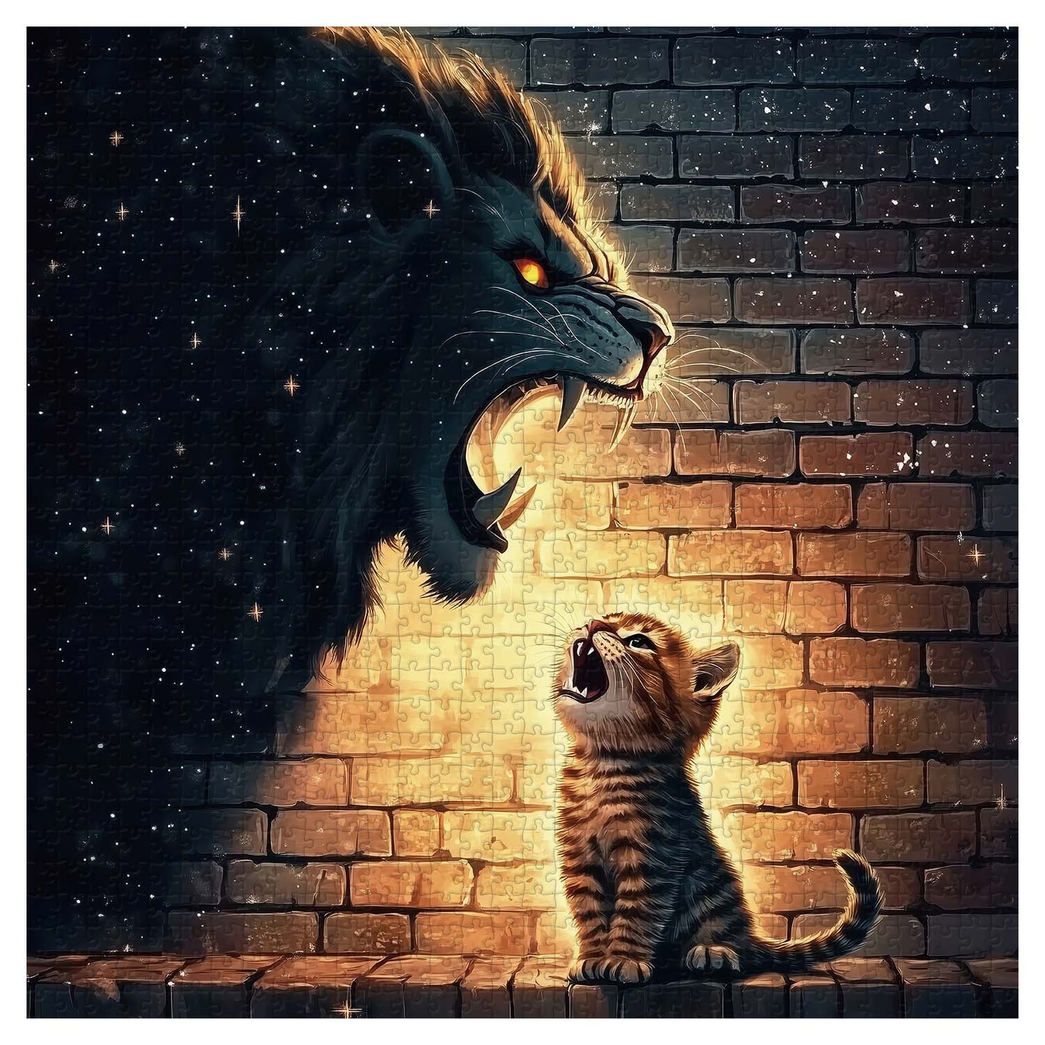 Kitten's Courage Jigsaw Puzzle 1000 Pieces