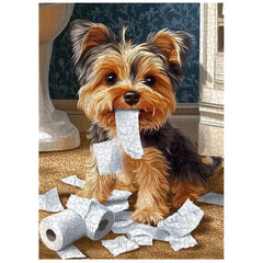 Mischief Maker Yorkie Jigsaw Puzzle 1000 Pieces