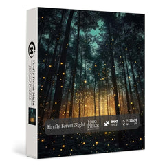 Firefly Forest Night Jigsaw Puzzle 1000 Pieces
