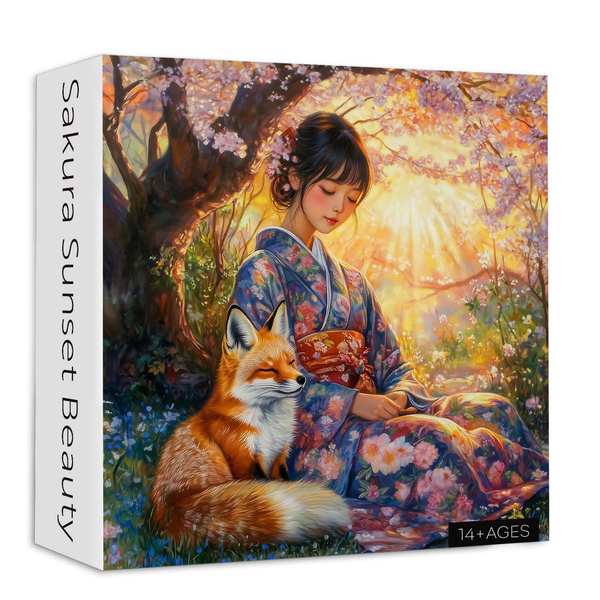 Sakura Sunset Beauty Jigsaw Puzzle 1000 Pieces