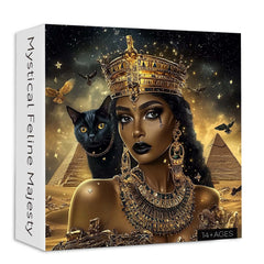 Mystical Feline Majesty Jigsaw Puzzle 1000 Pieces