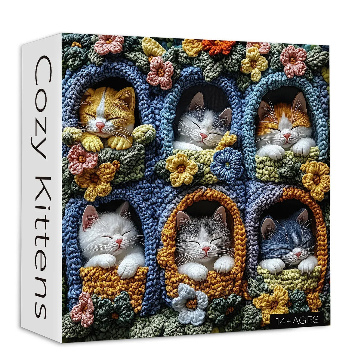 Gemütliche Kätzchen Puzzle 1000 Stücke