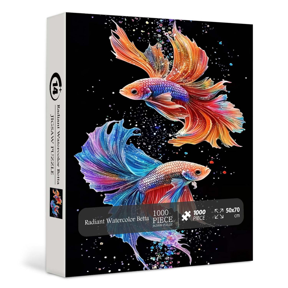 Radiant Watercolor Betta Jigsaw Puzzle 1000 Pieces