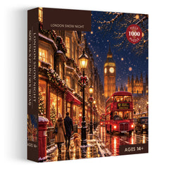 London Snowy Night Jigsaw Puzzle 1000 Pieces