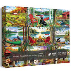 Outdoor Adventure Enthusiast Jigsaw Puzzle 1000 Pieces