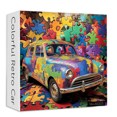 Colorful Retro Car Jigsaw Puzzle 1000 Pieces