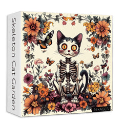 Skeleton Cat Garden Jigsaw Puzzle 1000 Pieces