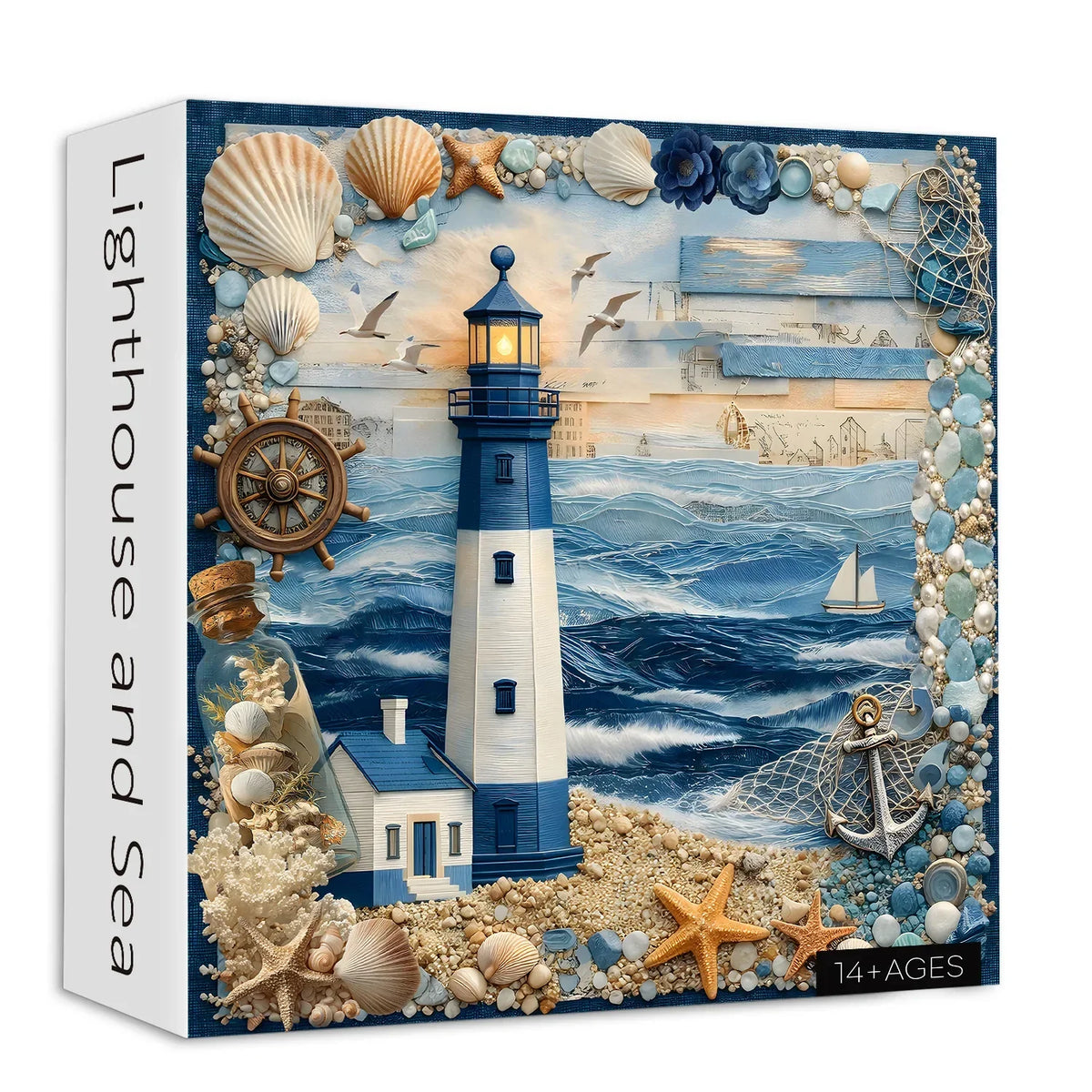 Lighthouse and Sea Jigsaw Puzzle 1000 Pieces
