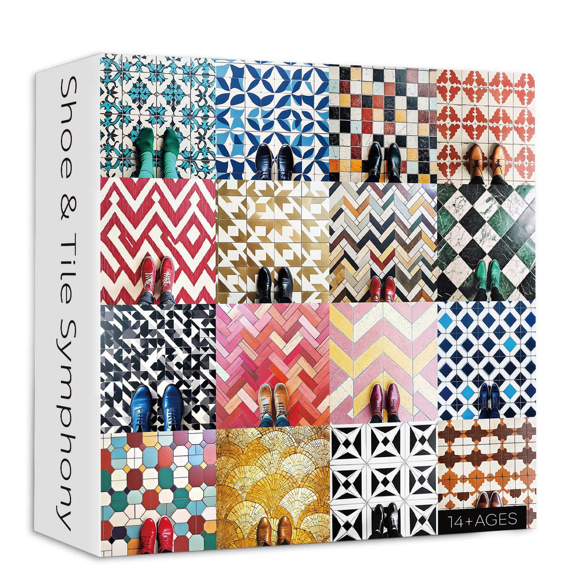 Shoe & Tile Symphony Jigsaw Puzzle 1000 Pieces