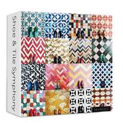 Shoe & Tile Symphony Jigsaw Puzzle 1000 Pieces