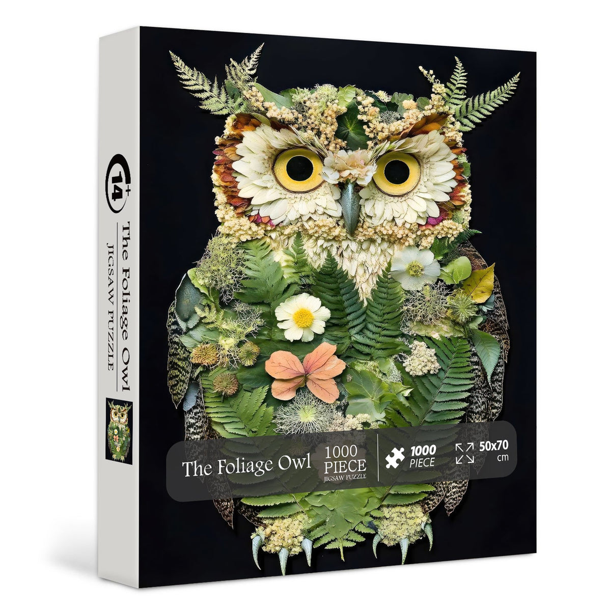 The Foliage Owl Night Jigsaw Puzzle 1000 Pieces