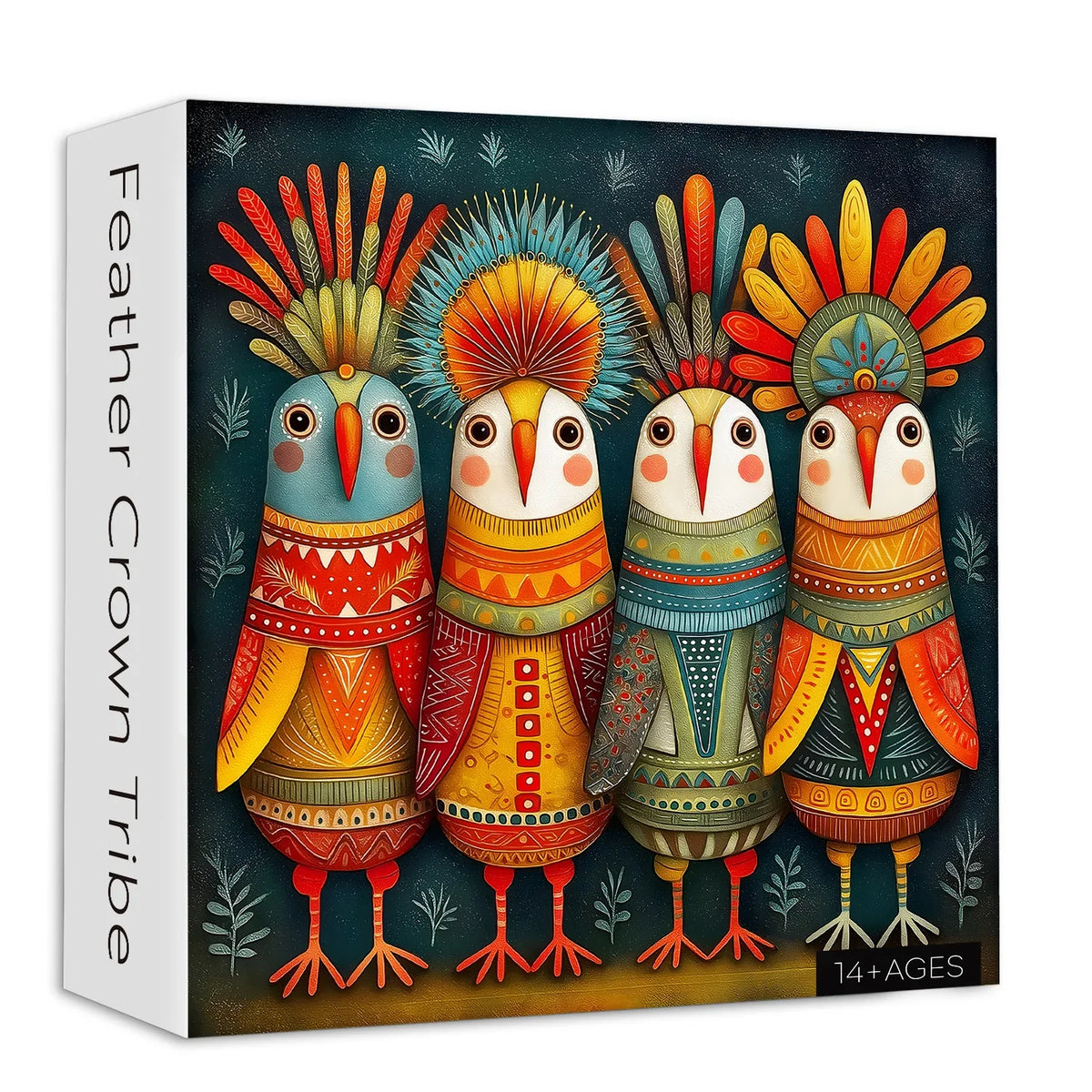 Puzzle Tribu de la Couronne de Plumes 1000 Pièces