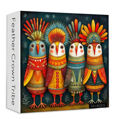 Puzzle Tribu de la Couronne de Plumes 1000 Pièces