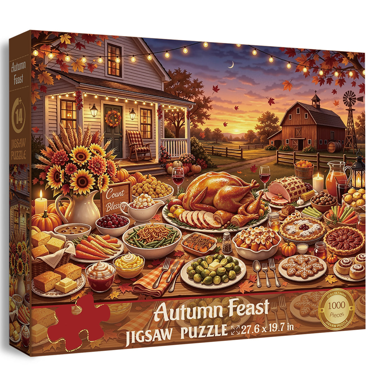 Autumn Feast Jigsaw Puzzle 1000 Piece