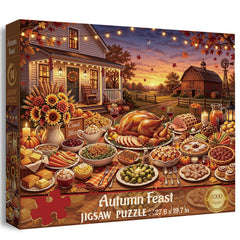 Autumn Feast Jigsaw Puzzle 1000 Piece
