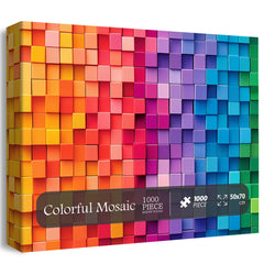 Colorful Mosaic Jigsaw Puzzle 1000 Pieces