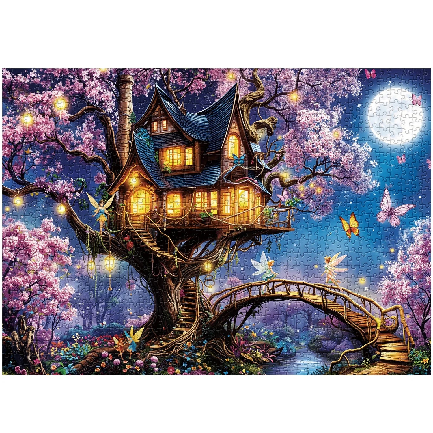 Fairy Lodge Jigsaw Puzzle 1000 Pieces