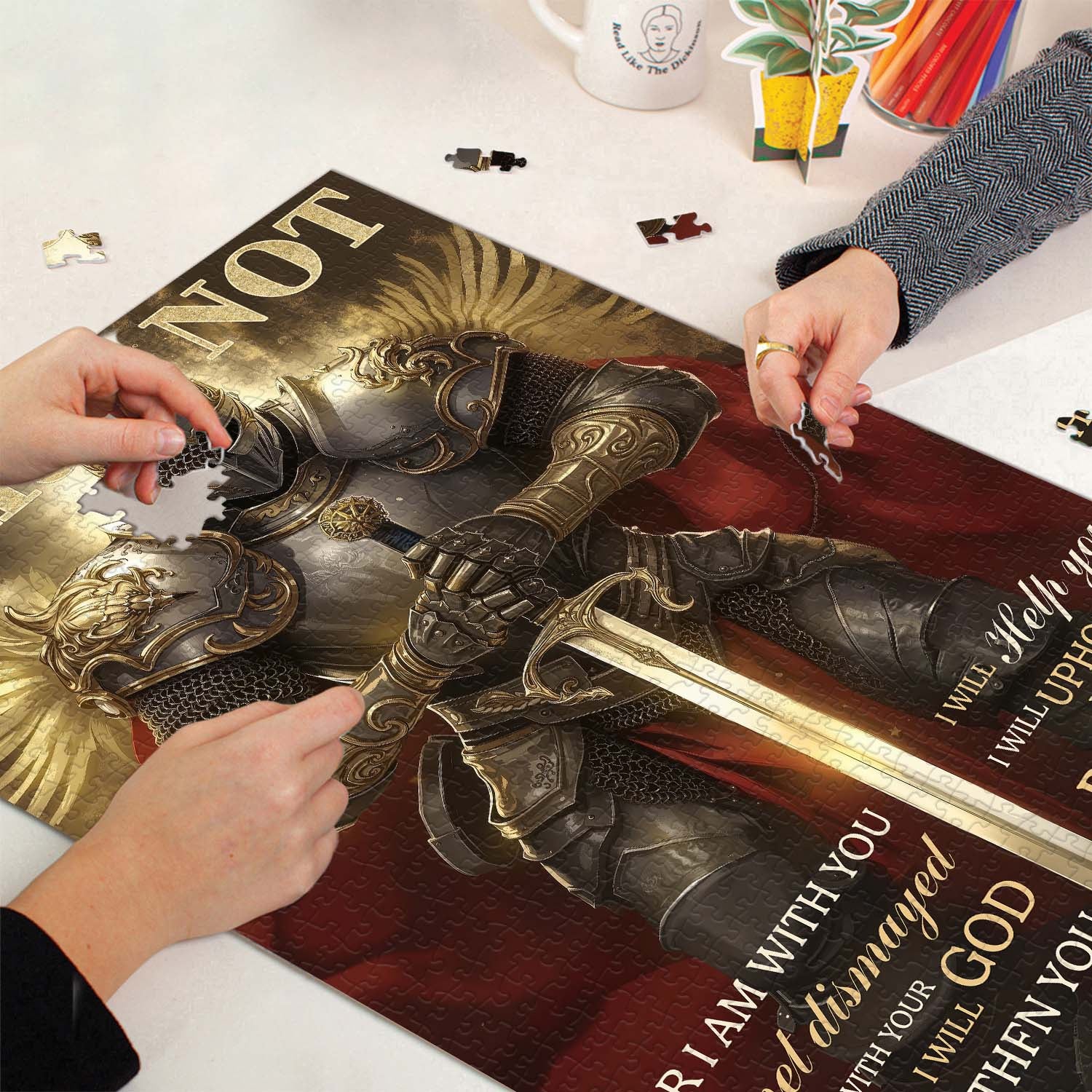 Golden Knight Jigsaw Puzzle 1000 Pieces