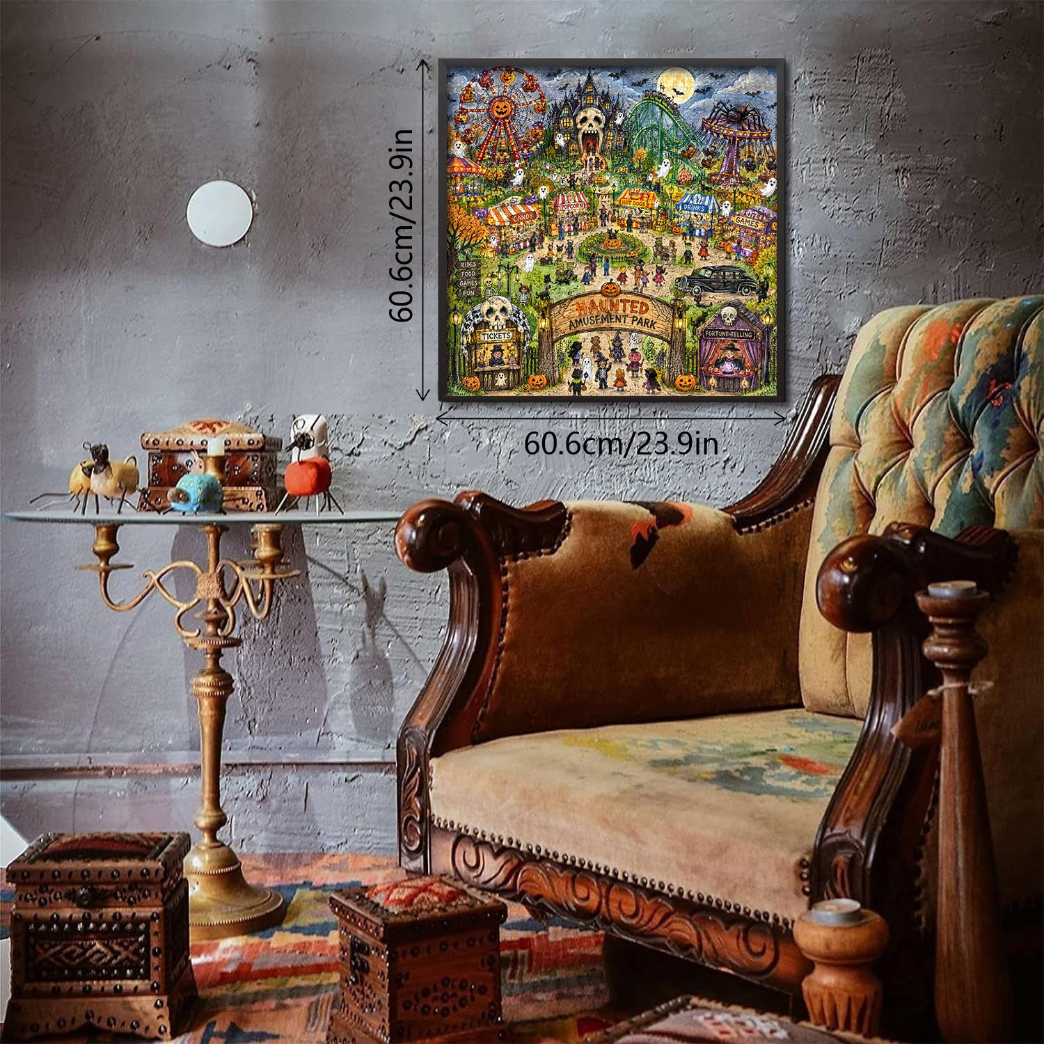 Spooky Theme Park  Jigsaw Puzzle 1000 Piece