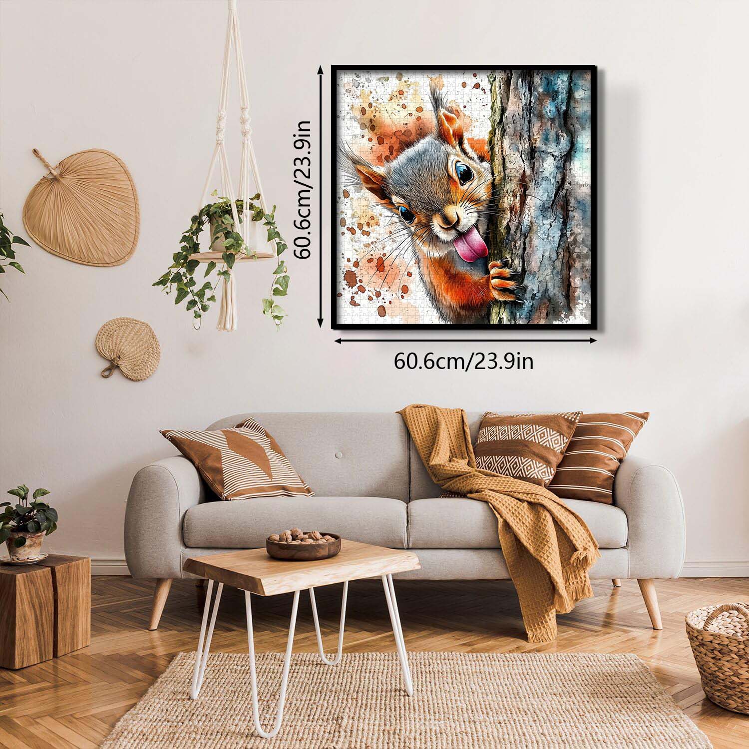 Mischievous Squirrel Jigsaw Puzzle 1000 Pieces