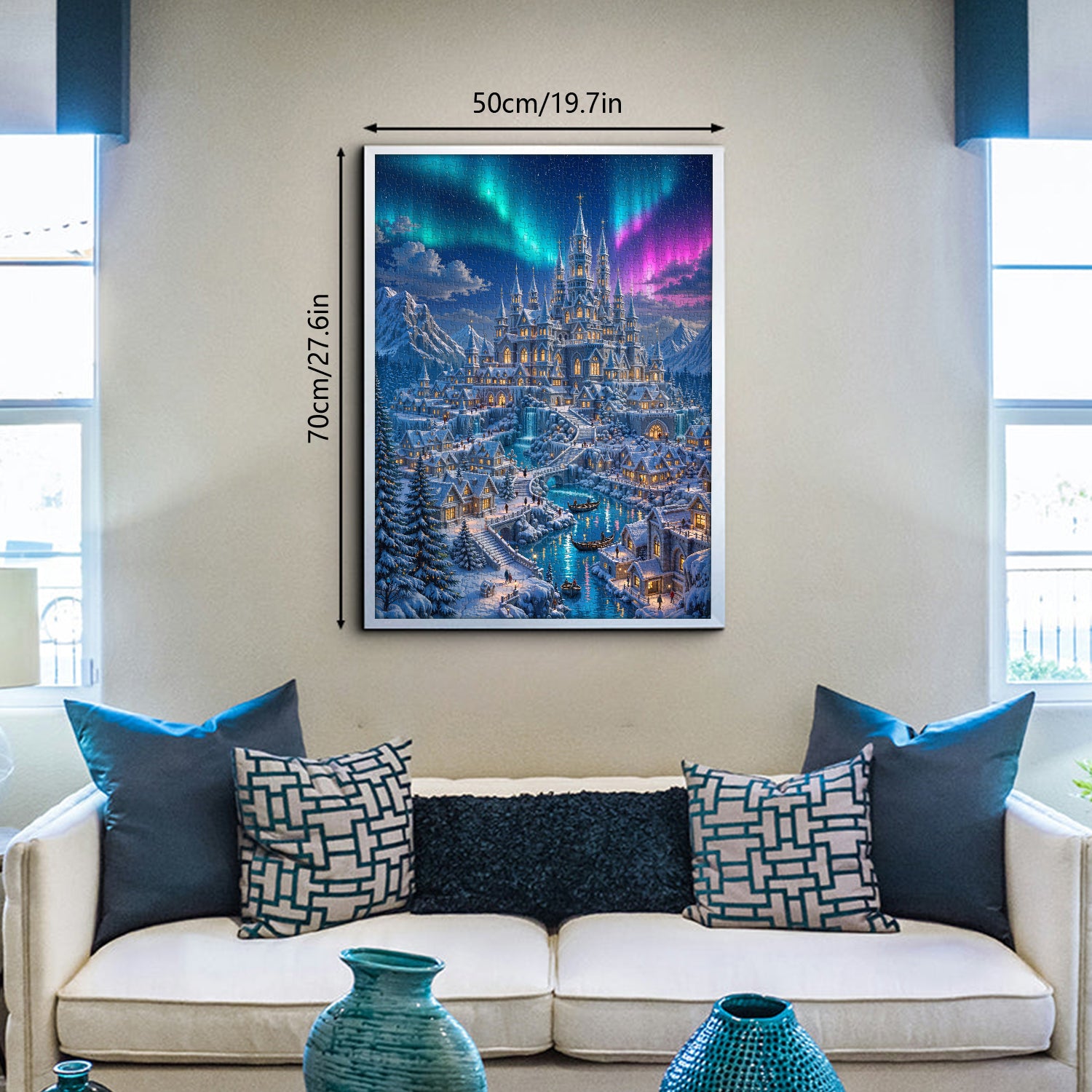 Aurora Fortress Jigsaw Puzzle 1000 Pieces