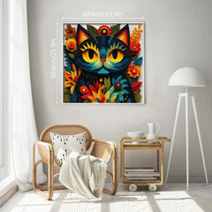 Color Bloom Cat Jigsaw Puzzle 1000 Pieces