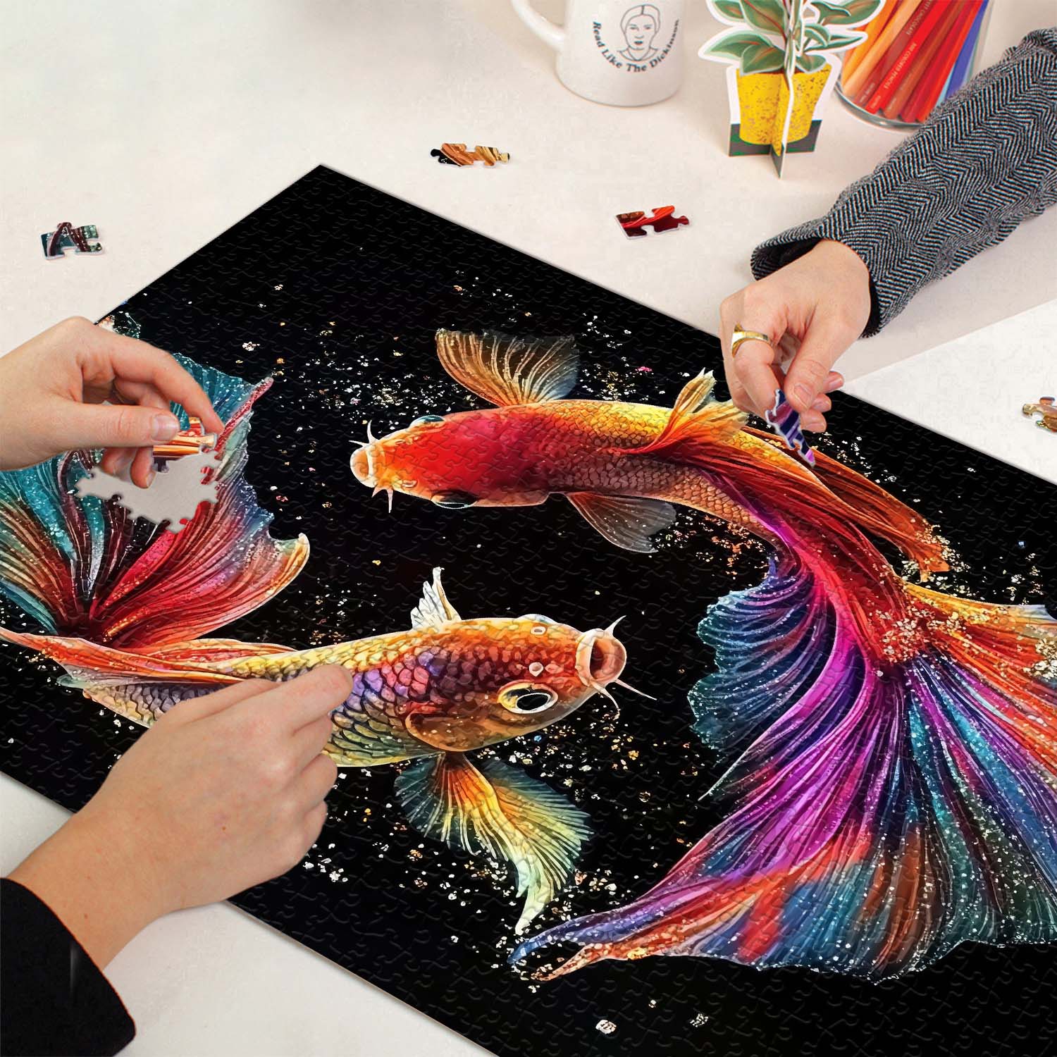 Colorful Fish Jigsaw Puzzle 1000 Pieces
