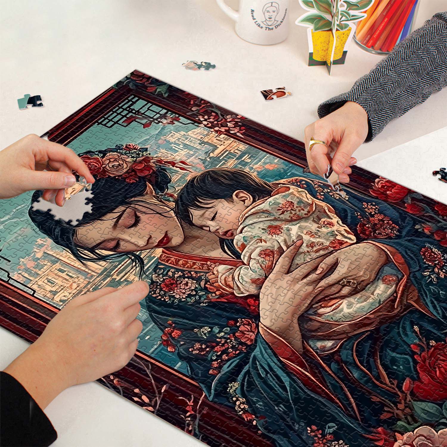 Mother and Child Jigsaw Puzzle 1000 Pieces