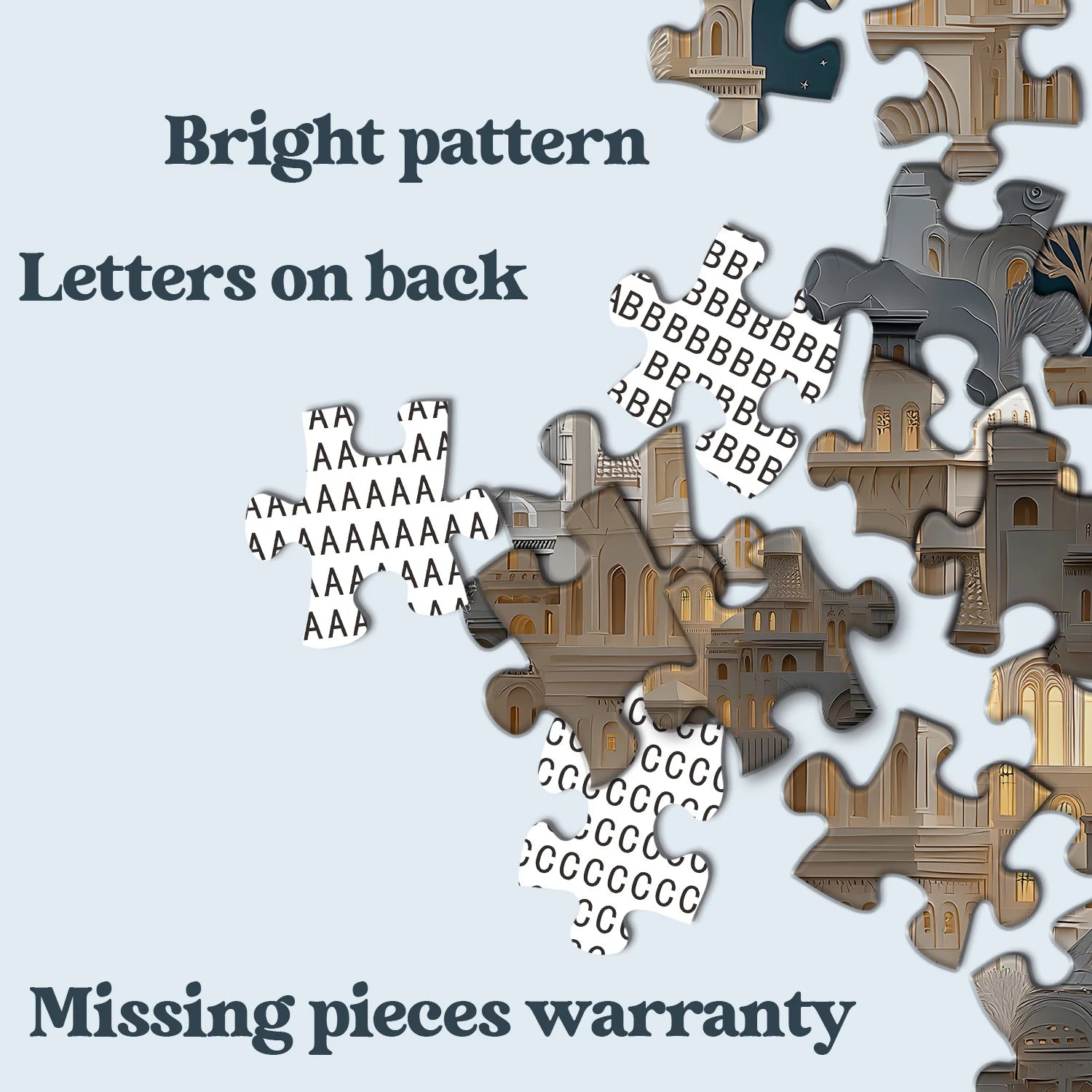 Paper City Art Jigsaw Puzzle 1000 Pieces