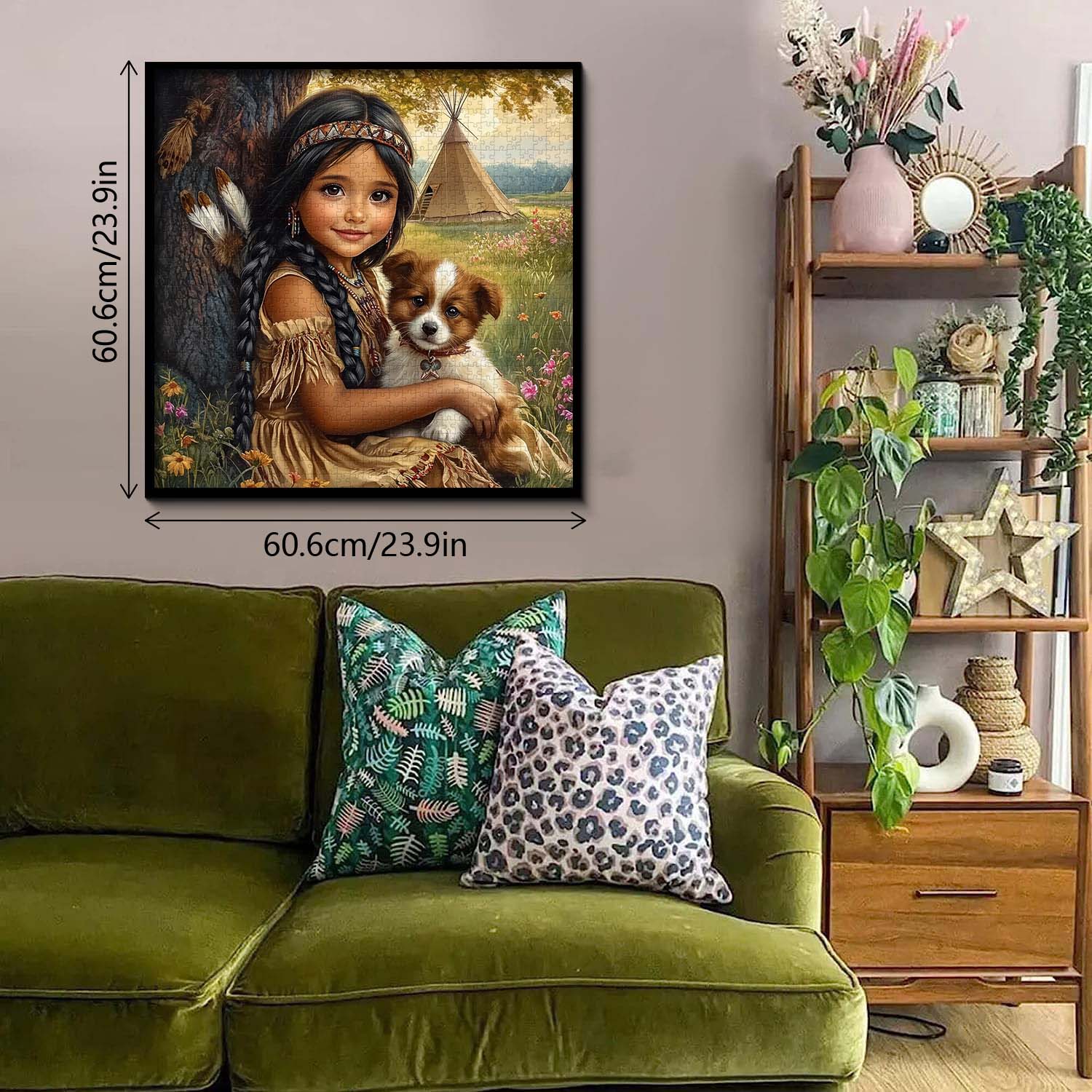 Blooming Meadow Friends Jigsaw Puzzle 1000 Pieces